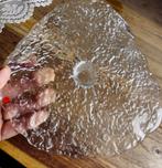 Pukeberg Sweden Ice glass kandelaarvoet Scandinavisch design, Antiek en Kunst, Ophalen of Verzenden, Glas