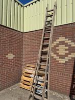 houten ladder 2/14, Doe-het-zelf en Verbouw, Ladders en Trappen, Ophalen, Gebruikt, 2 tot 4 meter