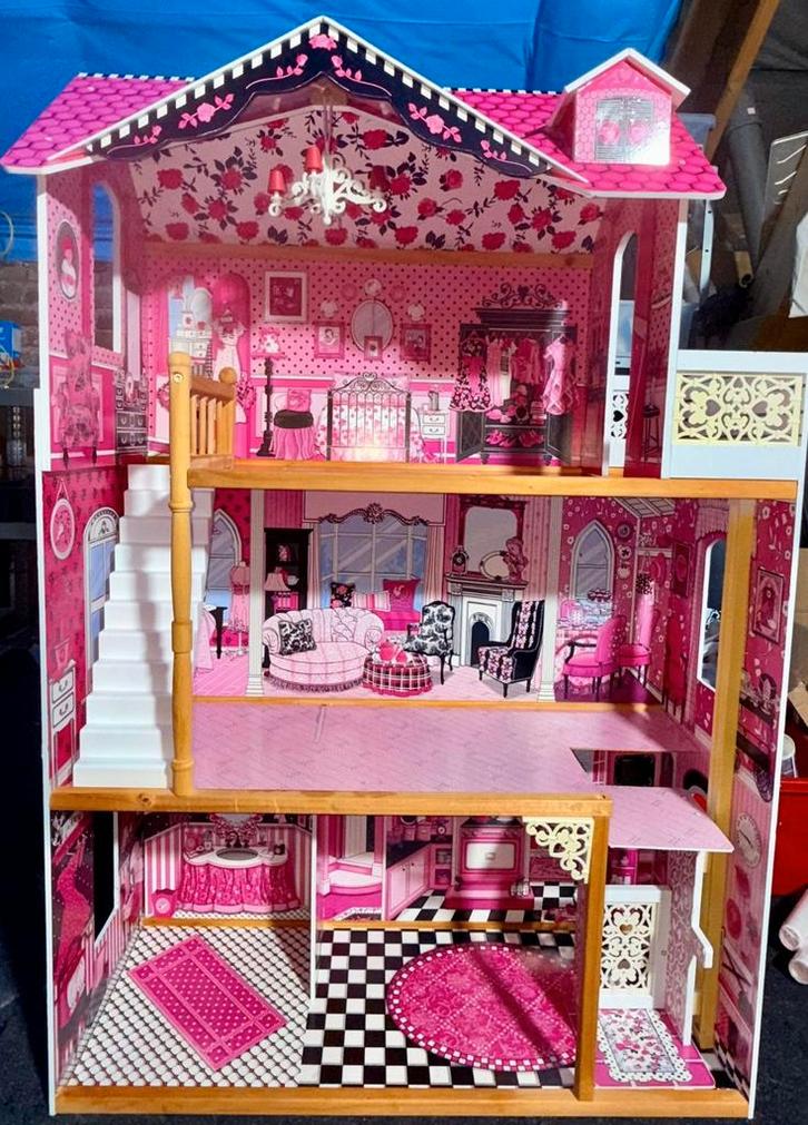 Kidkraft Amelia Barbiehuis - Prachtig Poppenhuis!, Kinderen en Baby's, Speelgoed | Poppenhuizen, Gebruikt, Poppenhuis, Ophalen