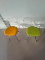 Vintage design stoelen plexiglas/perspex, Huis en Inrichting, Stoelen, Ophalen, Vintage design retro, Kunststof, Gebruikt