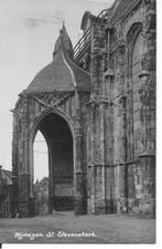 Nijmegen St Stevenskerk   1934, Verzamelen, Ophalen of Verzenden, 1920 tot 1940, Gelopen, Gelderland