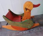 Houten schommeleend, Ophalen of Verzenden, Zo goed als nieuw, Rij- of Hobbelspeelgoed