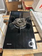 Miele KM406 wok kookplaat - Gas - Zo goed als nieuw!, Witgoed en Apparatuur, Kookplaten, Ophalen, 4 kookzones, Zo goed als nieuw