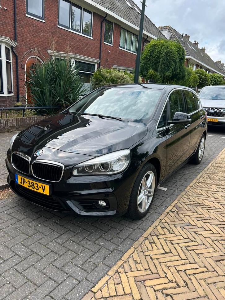 BMW 2-Serie Active Tourer 218i 136pk Aut 2016 Zwart, Auto's, BMW, Particulier, 2-Serie Active Tourer, Adaptive Cruise Control