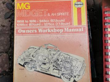Haynes Manuel MG midget beschikbaar voor biedingen