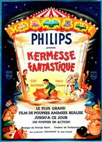 zoek oud philips poster kermesse fantastique prince electron, Verzenden, A1 t/m A3, Film en Tv, Rechthoekig Staand