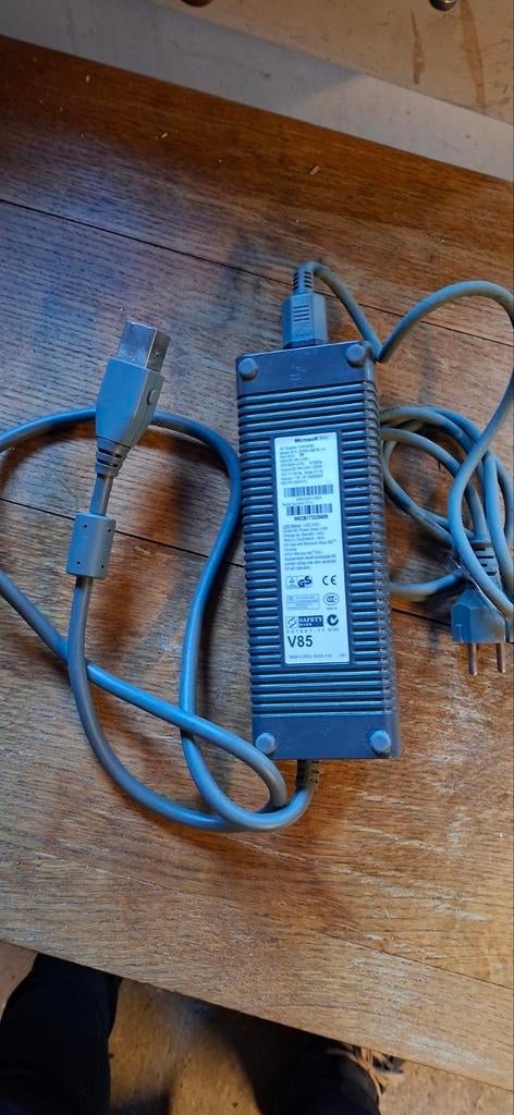 ​Originele Microsoft Xbox 360 Voeding / Adapter - 203W (De k, Ophalen of Verzenden, Gebruikt