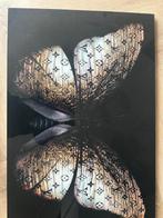 Schilderij Vlinder met LV Motief, Gebruikt, Oorspronkelijke maker, Ophalen of Verzenden, Schilderij