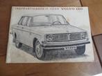 instructieboek Volvo 140-serie Volvo 142, 144 1967 1968 1969, Ophalen of Verzenden