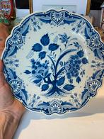 Bord of schaal delfts blauw ram antiek zonder schroeven, Antiek en Kunst, Ophalen of Verzenden