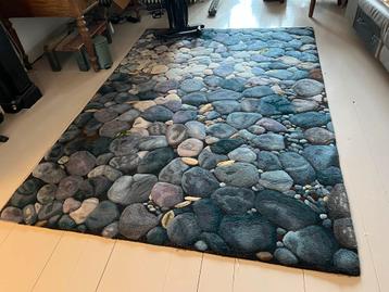 Nieuw Zeelandse Wol Vloerkleed Pebbles 250x175cm beschikbaar voor biedingen