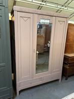 Vintage brocante oudroze kledingkast, Huis en Inrichting, Kasten | Kledingkasten, Ophalen, Studio Larilo, 100 tot 150 cm, 200 cm of meer