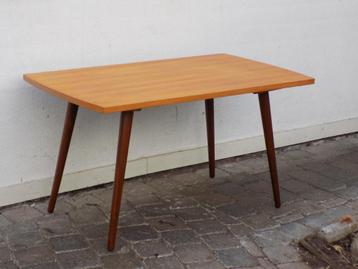 Salontafel retro teak vintage jaren 60 tafel sidetable   beschikbaar voor biedingen
