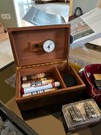 Vintage Elie Blue Sigaren Humidor - 1970, Ophalen of Verzenden, Gebruikt, Tabaksdoos of Verpakking