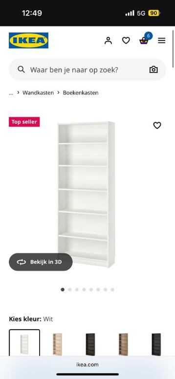 Billy boekenkast IKEA  beschikbaar voor biedingen