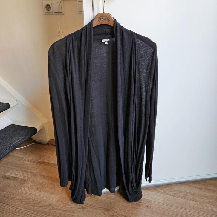 ZGAN Noa Noa zwart (dunne) tricot vest met grote zakken, Kleding | Dames, Truien en Vesten, Zo goed als nieuw, Maat 38/40 (M)