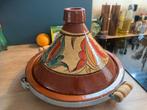 Marokkaanse Tajine - Handgemaakt en Beschilderd, Ophalen of Verzenden