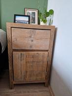 Strakke steigerhouten nachtkastjes ( Handgemaakt ), Ophalen, Zo goed als nieuw, Hout
