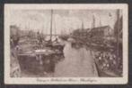 Vlaardingen Koningin Wilhelmina Haven Boten., Ophalen of Verzenden, Voor 1920, Ongelopen, Zuid-Holland