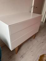 Witte Commode met 3 Laden, Huis en Inrichting, Ophalen, Kunststof, Gebruikt, 50 tot 100 cm