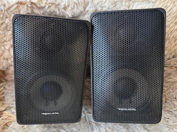 Realistic Minimus 7, Audio, Tv en Foto, Luidsprekers, Zo goed als nieuw, Front, Rear of Stereo speakers, Minder dan 60 watt, Overige merken