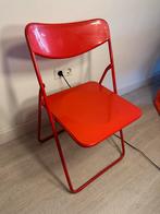 Ted klapstoel rood Niels Gammelgaard IKEA, Huis en Inrichting, Stoelen, Ophalen of Verzenden, Zo goed als nieuw, Rood, Eén