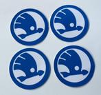 SKODA Retro  velg logo merk embleem stickers 5CM ., Auto diversen, Ophalen of Verzenden, Zo goed als nieuw