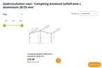 Tentstokken / Aluminium frame maat l, Ophalen, Zo goed als nieuw
