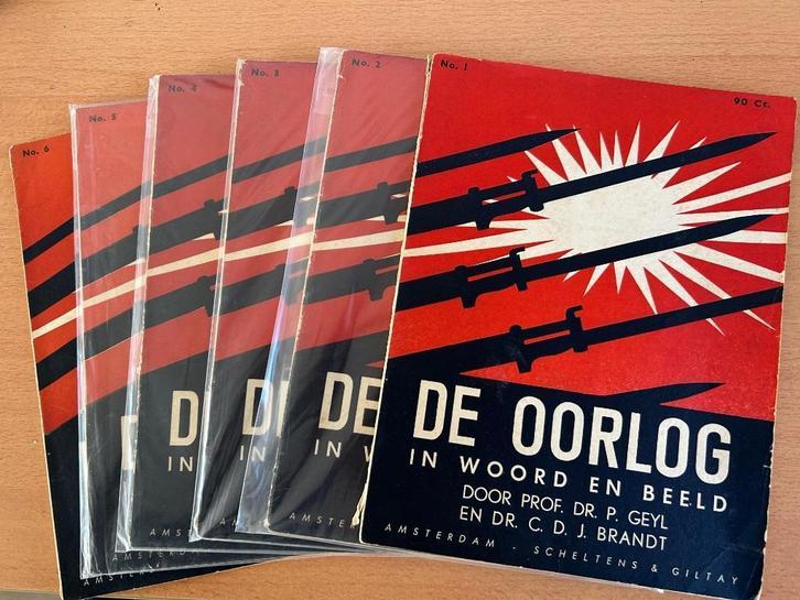 De oorlog in woord en beeld deel 1 t/m 6, Boeken, Oorlog en Militair, Gelezen, Algemeen, Tweede Wereldoorlog, Ophalen of Verzenden
