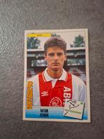 Panini sticker Voetbal 93. Speler Wim Jonk Ajax., Verzenden, Zo goed als nieuw, Sticker