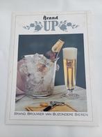 Brand Up bier reclame uit de jaren 80, Verzamelen, Biermerken, Gebruikt, Ophalen of Verzenden, Brand