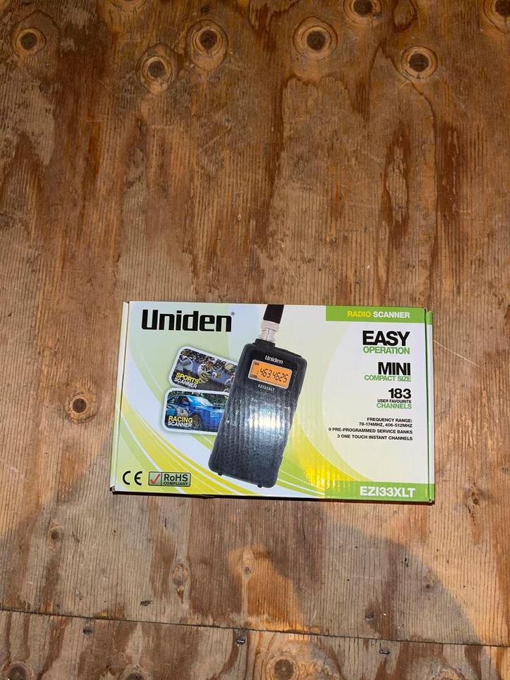 Uniden EZ133XLT Radio Scanner, Audio, Tv en Foto, Radio's, Nieuw, Radio, Ophalen of Verzenden