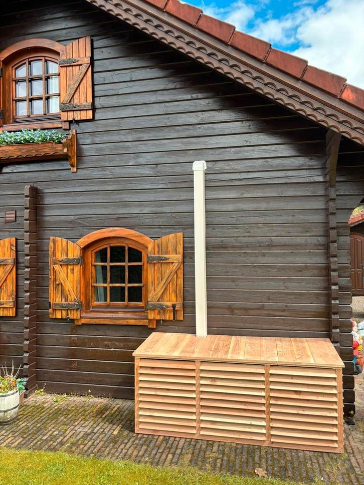 Douglas airco behuizing cq omkastingen, Tuin en Terras, Schuttingen, Zo goed als nieuw, Hout, 1 tot 2 meter, Minder dan 3 meter