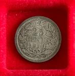 VERSCHILLENDE JAREN 25 cent Wilhelmina 'Hermelijnen Mantel', Postzegels en Munten, Munten | Nederland, Ophalen, Zilver, 25 cent