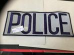 Rugplaat van Police zie afmeting referent, Embleem of Badge, Amerika, Marechaussee, Verzenden