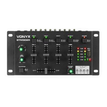 Vonyx STM3025B mixer 4-kanaals met Bluetooth USB mp3 speler beschikbaar voor biedingen