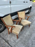 2 Vintage jaren 50 fauteuils, Ophalen