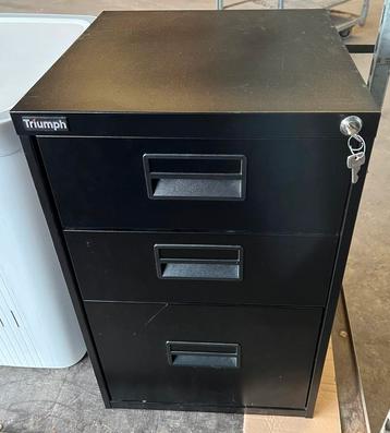 Triumph Ladekast /archiefkast- Zwart/staal afsluitbaar beschikbaar voor biedingen