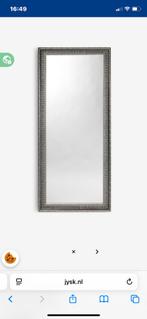 Spiegel zwart zilver 180x78, Huis en Inrichting, Woonaccessoires | Spiegels, Ophalen, Zo goed als nieuw, Rechthoekig, 150 tot 200 cm