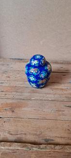 Vintage Cloisonné Pot met Deksel, Ophalen of Verzenden