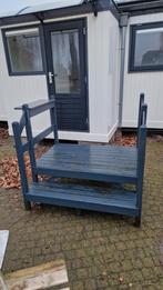 Hardhouten instap (50cm instap hoogte) stacaravan/chalet, Caravans en Kamperen, Ophalen