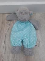 Knuffel knuffeldoekje Blokker aap blauw K5427, Ophalen of Verzenden, Zo goed als nieuw, Beer