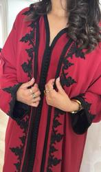 Caftan kimono 2-delig nieuw, Kleding | Dames, Gelegenheidskleding, Ophalen of Verzenden, Nieuw, Rood, Overige typen