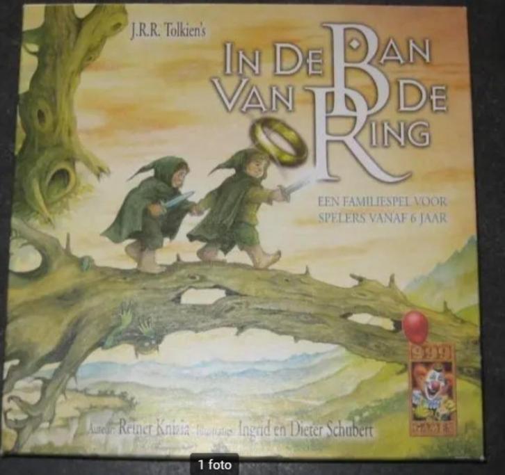 IN DE BAN VAN DE RING, familie bordspel v.a. 6 jaar, nieuw, Hobby en Vrije tijd, Gezelschapsspellen | Bordspellen, Nieuw, Vijf spelers of meer