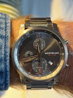 Prachtige Montblanc Timewalker Chrono UTC, Staal, Staal, Polshorloge, Zo goed als nieuw