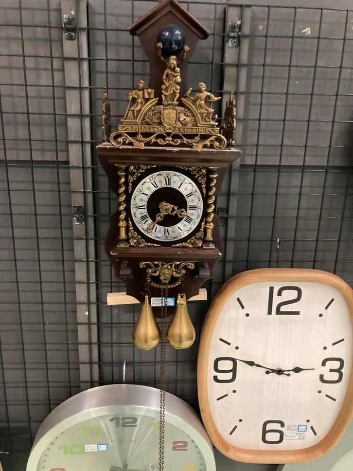 Antieke zaanse Klok, Antiek en Kunst, Antiek | Klokken, Ophalen of Verzenden