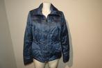 Peuterey ijs blauwe jas lichte glans over de stof merk mouw, Kleding | Dames, Jassen | Winter, Maat 46/48 (XL) of groter, Gedragen