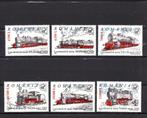 trein loc serie van 6 zegels Roemenië 2002 postfris compleet, Postzegels en Munten, Postzegels | Thematische zegels, Treinen, Verzenden