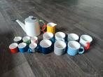 Jansen+Co Koffieservies - Pot, Kannetje, Kopjes, Huis en Inrichting, Keuken | Servies, Ophalen of Verzenden, Overige stijlen, Kop(pen) en/of Schotel(s)