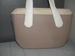 Justo Ju'sto tas damestas bag bruin met ecru glitter voering, Ophalen of Verzenden, Zo goed als nieuw, Bruin, Handtas